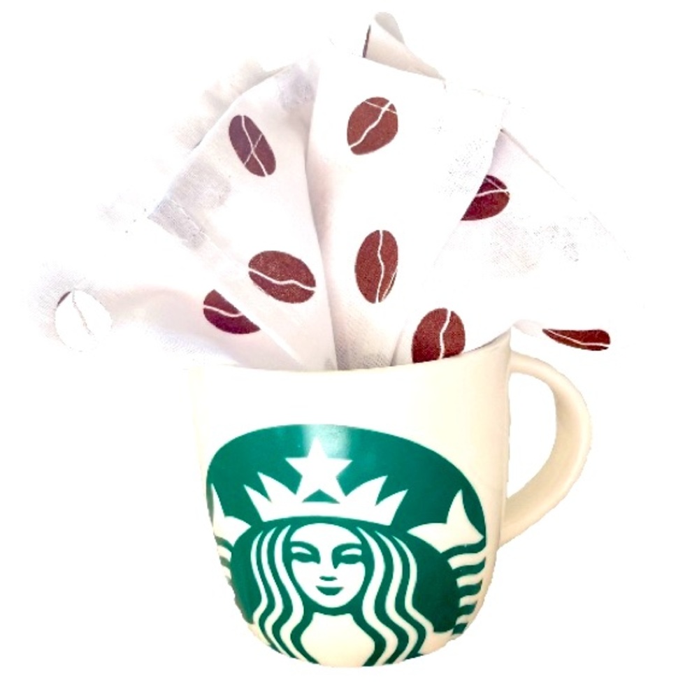 STARBUCKS Siren Mermaid Logo Mug and Kitchen Towel GIFT SET